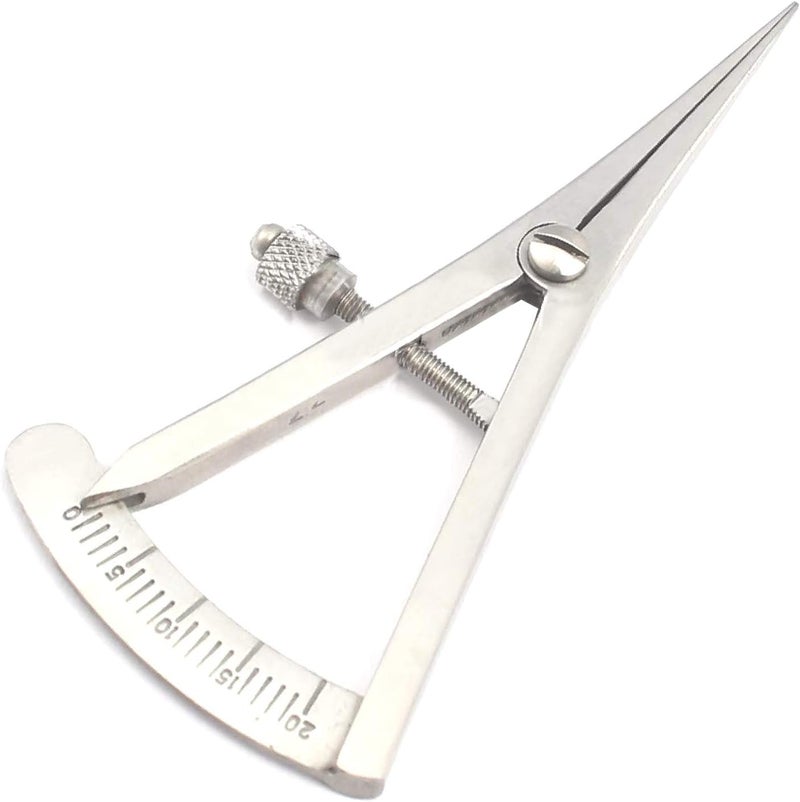 CASTROVIEJO CALIPER 3.25" MEASURING & MARKING GRADUATED 0-20MM STRAIGHT