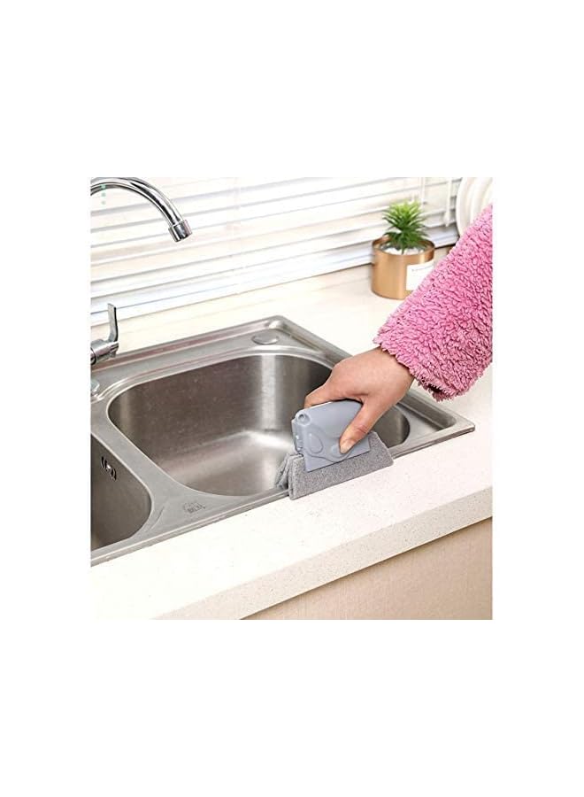 promass Multipurpose Slot Gaps Cleaning Brush For Kitchen Oven, Sink, Window Grooves Gap Slit Brush, Stove Cleaning, Edges Cleaning (Grey, 1) - Image 2