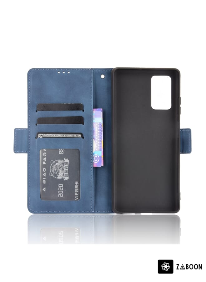 Zaboon Protective Case For Samsung Galaxy S21 Ultra 5G Vintage Bark Texture Wallet Leather - Image 3