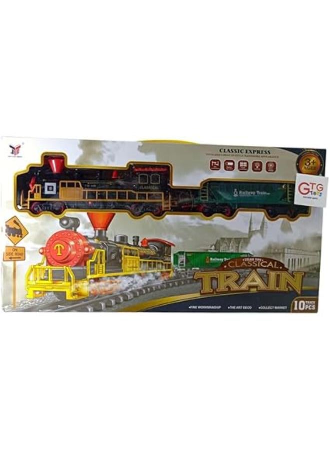Train Toy Set for Kids, 10 Pieces - Image 1