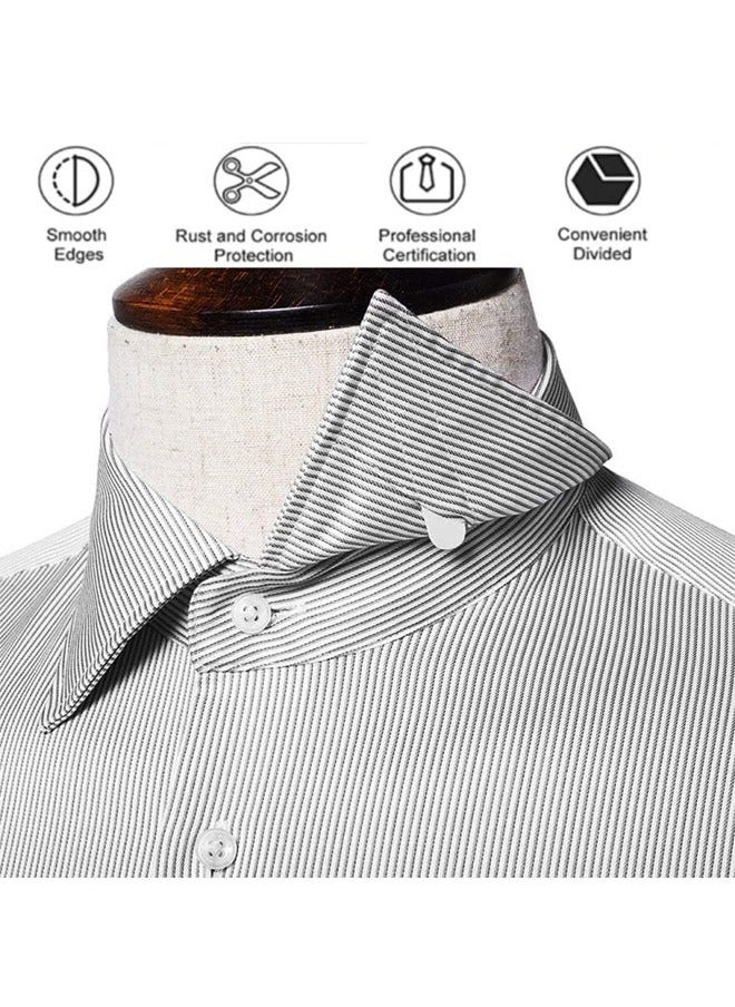 Generic - Collar Stays for Mens Dress Shirts, 8 Pieces Stainless Steel Collar Stays Metal Collar Stiffeners for Shirts Collars Support Stays Shirt Collar Stiffeners Metallic Collar Stays for Men Women (4 Sizes) - Image 1
