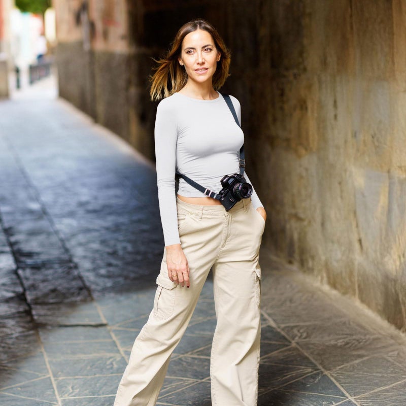 TNNZEET White Long Sleeve Shirts for Women Basic Soft Tees Fashion Crop Tops Fall Spring Y2K Tight Clothes for Casual Workout 2026 - Image 2