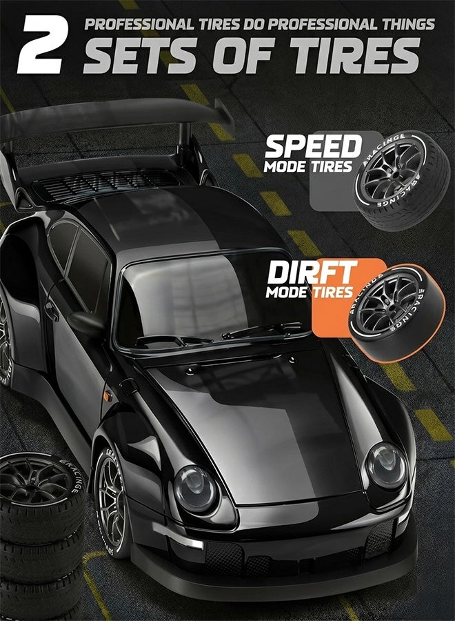 Samira Drift RC Car 1:24 Scale – 4WD High-Speed Remote Control Racing Car with Flashing Lights, Dual Tires, USB Charging,Racing Car Toys for Boys Girls Kids Adults - Image 4