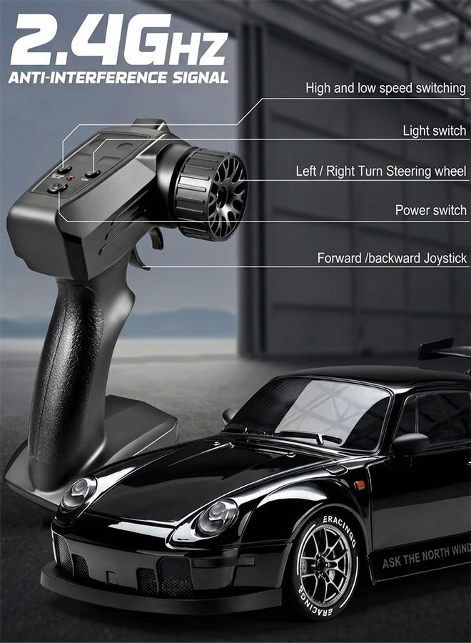 Samira Drift RC Car 1:24 Scale – 4WD High-Speed Remote Control Racing Car with Flashing Lights, Dual Tires, USB Charging,Racing Car Toys for Boys Girls Kids Adults - Image 5