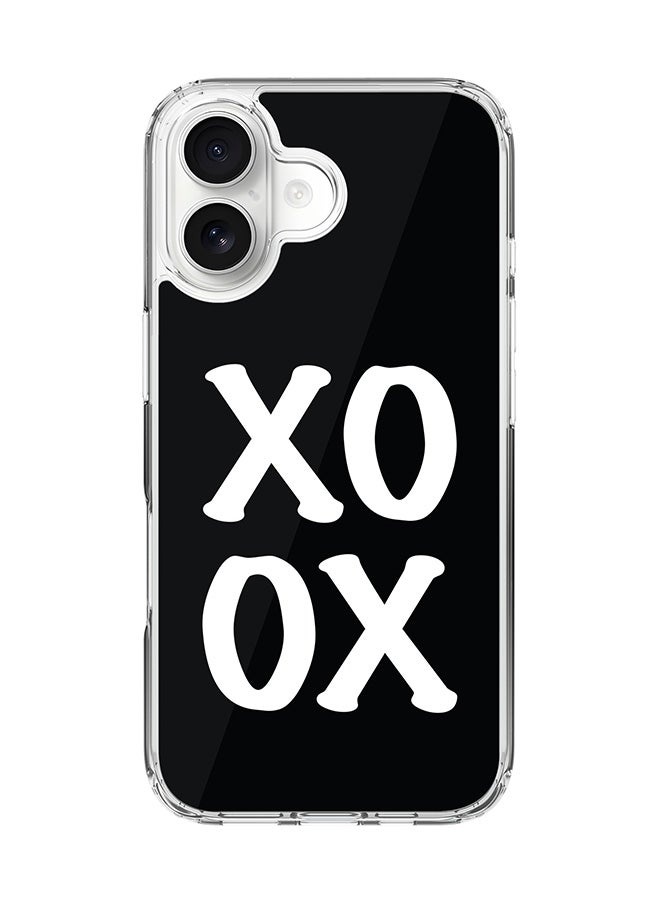 Stylizedd Classic Clear MagSafe Case for iPhone 17 , Hybrid Soft Case Flexible Edges Anti Drop TPU PC Gel Thin Transparent Cover [ Designed for iPhone 17 ] - XOXO