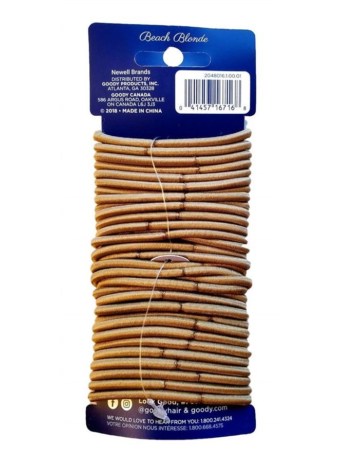 Goody WoMens Ouchless 4 mm Elastics, Blondes, 30 Count - Image 2
