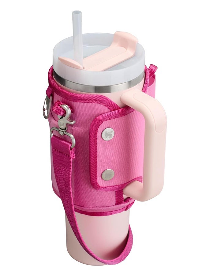 Stanley Water Bottle Carrier Bag with Phone Pocket for Stanley Cup 40 oz, Water Bottle Holder with Adjustable Strap& Straw Cover, Stanley Cup Accessories - Image 2