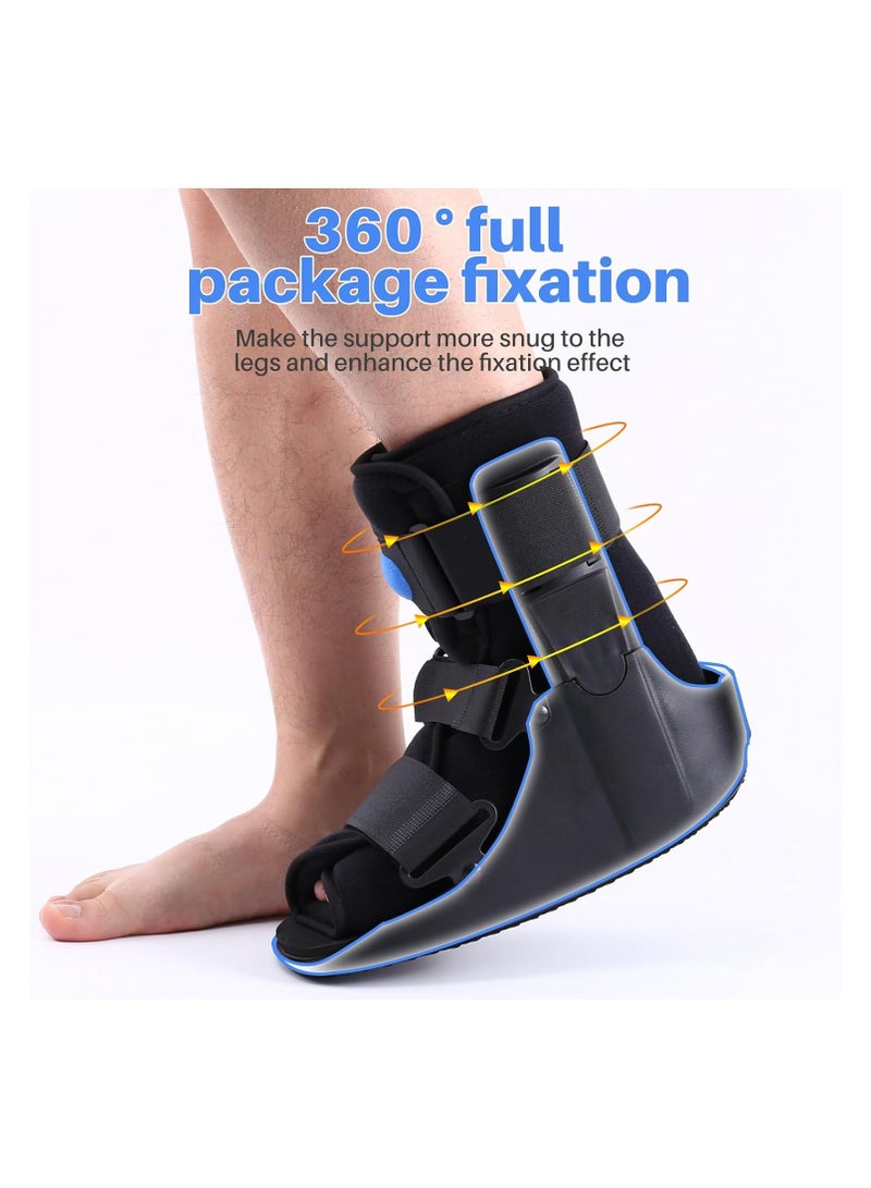 Bukela Short Air Cam Walker Fracture Boot,Walking Boot Fracture Boot for Broken Foot,Air Walking Boot Fracture Boot Short Walker Protective Boot Sprained Ankle  - Image 5