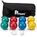 Pointyard 84mm Bocce Ball Set Outdoor Games for Adults and Family Backyard Ball Set with 8 PE Bocce Balls 1 Pallino Carry Bag Measuring Tape for Teens Beginners - Image 3