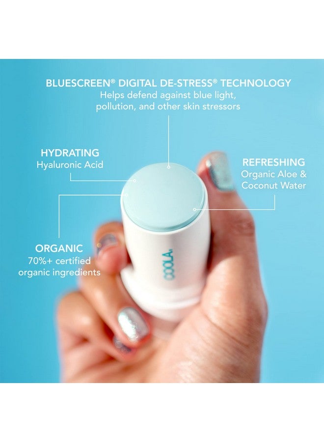 COOLA Organic Refreshing Water Stick Face Moisturizer with SPF 50, Dermatologist Tested Face Sunscreen with Plant-Derived BlueScreen Digital De-Stress Technology, 0.8 Oz - Image 2