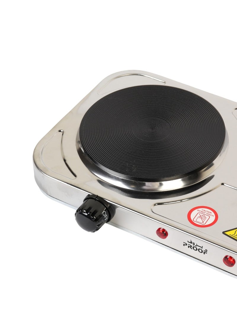 برووف سخان كهربائي صب ثنائي PROOF ستانلس ستيل – قوة 2000 واط للأداء العالي - Image 5