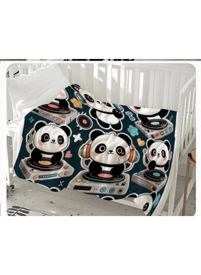 عام بطانية رقيقة من الفانيلا الكرتونية للأطفال أو الطلاب (دافئة ومريحة ومناسبة للنوم والألعاب) 100 سم * 150 سم - 81 - Image 3