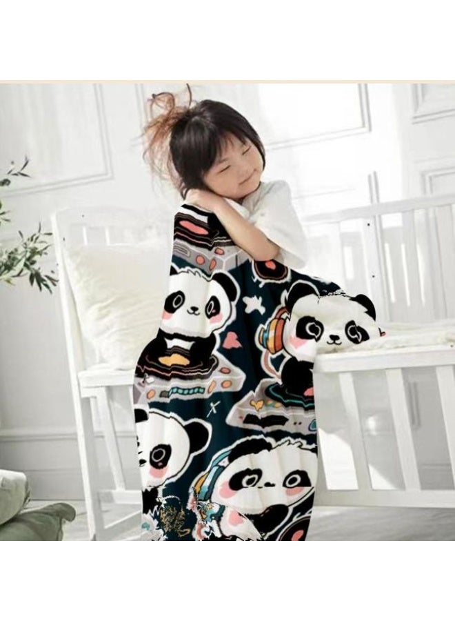 عام بطانية رقيقة من الفانيلا الكرتونية للأطفال أو الطلاب (دافئة ومريحة ومناسبة للنوم والألعاب) 100 سم * 150 سم - 81 - Image 4