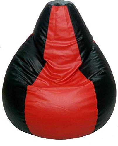 TRUE 2 F TRUE 2F Black and Orange XXXL Bean Bag Cover Without Beans - Image 2