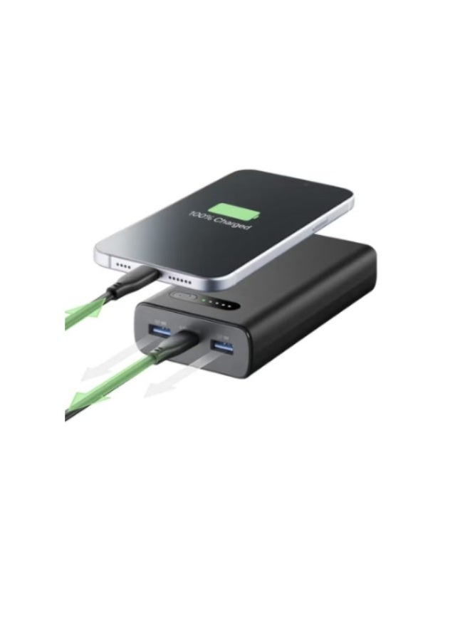 cellular line This CELLULARLINE Power Bank Boasts An Impressive 20000mAh Battery Capacity, Ensuring Multiple Charges For Your Smartphone And Other Devices. - Image 2