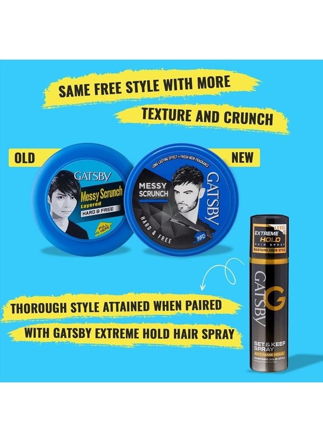 GATSBY Gatsby Hair Styling Wax Hard and Free 75g  - Image 5