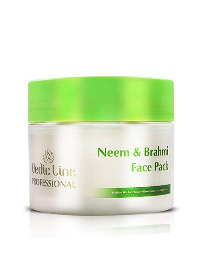 Vedicline Neem Brahmi Face Pack Reduce Acne Pigmentation & Open Pores With Almond Oil And Aloe Vera For Flawless Skin 500Ml - Image 1