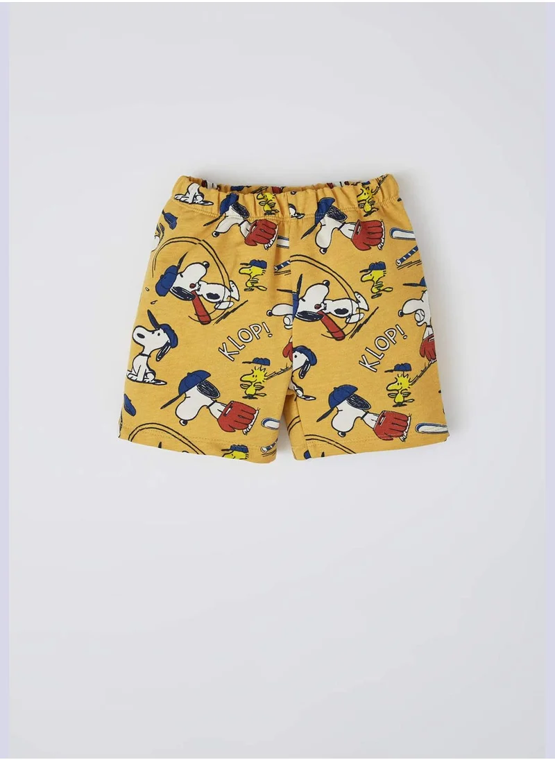 ديفاكتو Regular Fit Snoopy Printed Short