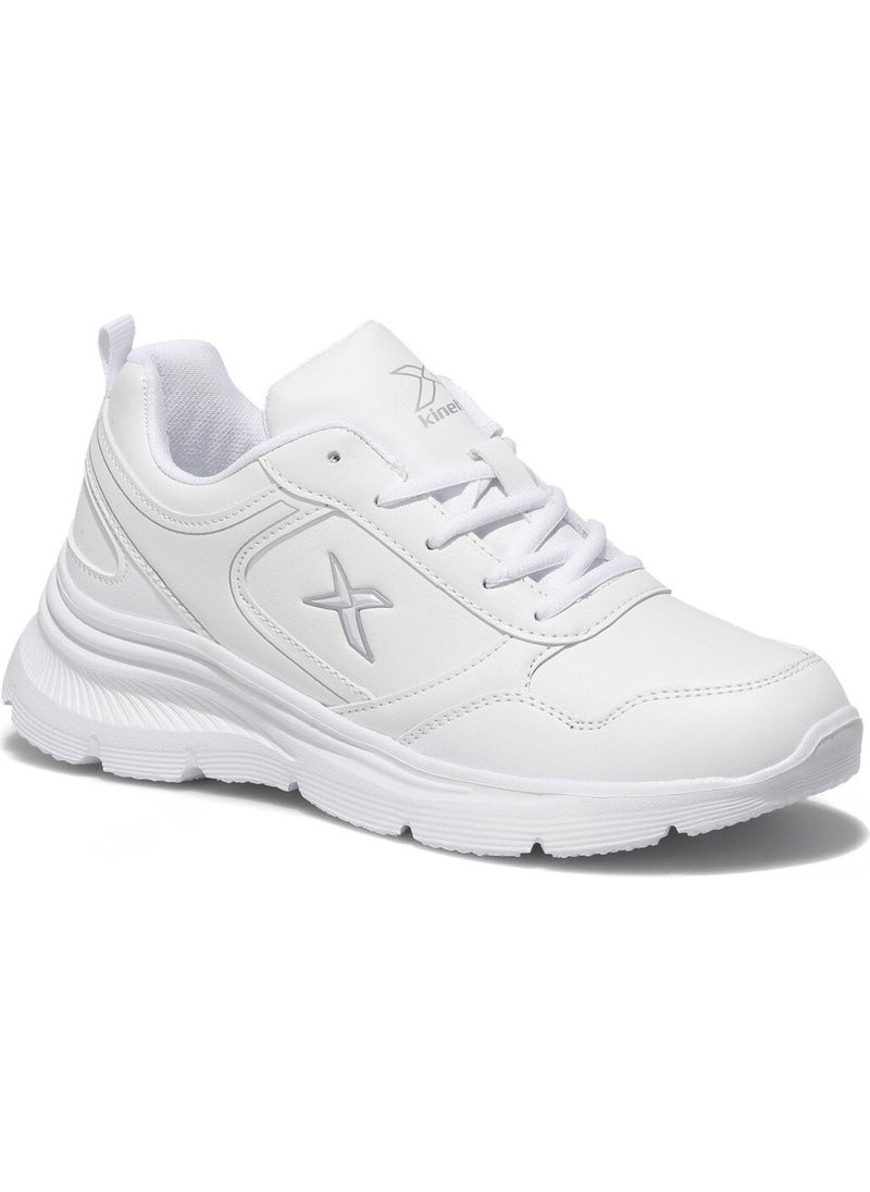 Kinetix Suomy Pu W 1pr White Women's Comfort Shoes  - Image 1