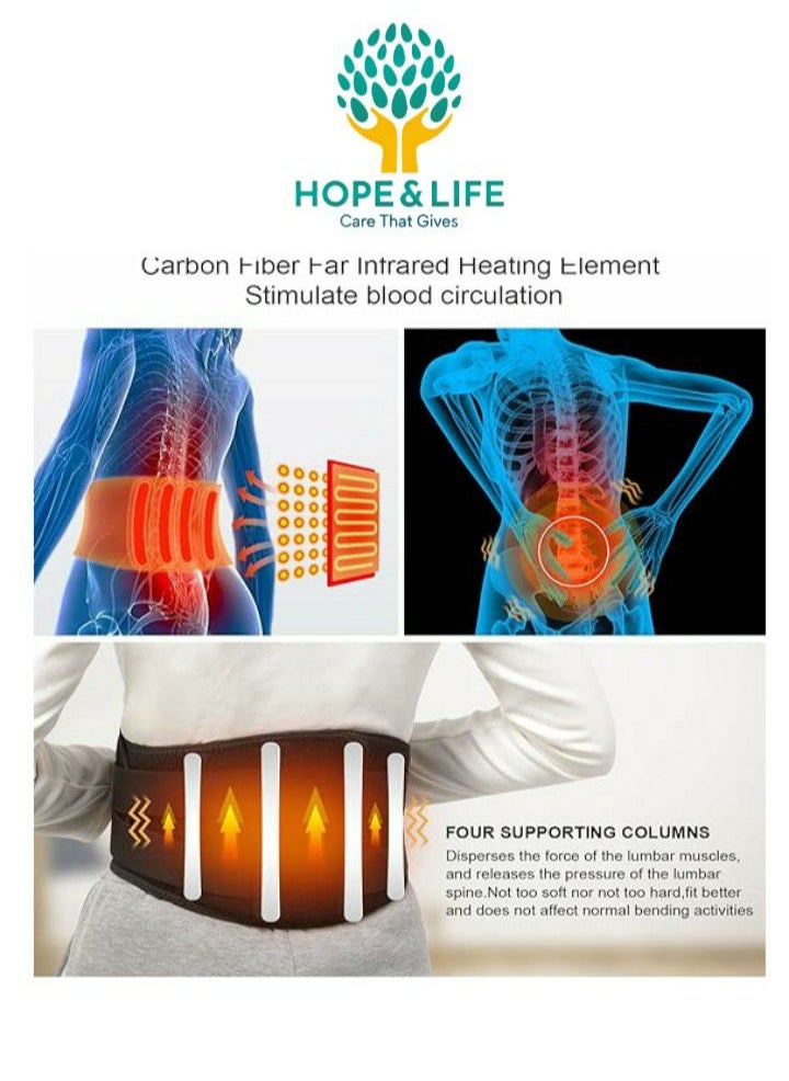 Hope And Life Hope And Life Back Support Belt For Lower Back Pain Relief And Muscle And Spinal Support - For Men And Women  - Image 5