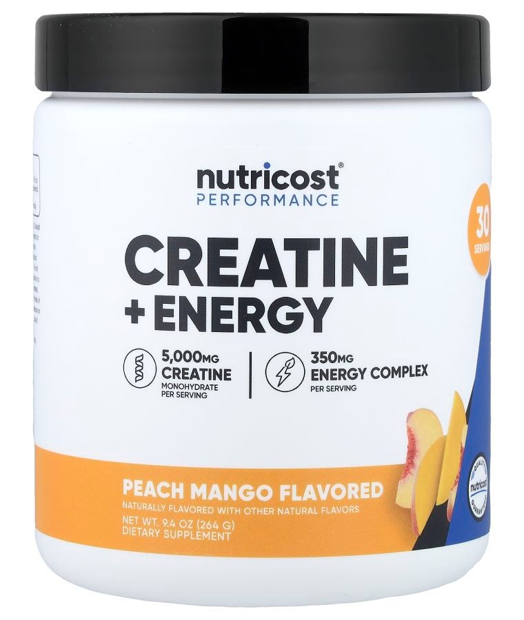 Performance Creatine + Energy Peach Mango 9.4 oz (264 g)