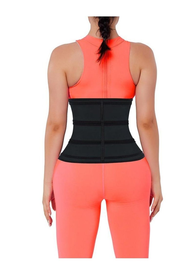 Dee trimmer Triple Strap Waist Cincher Trimmer Belt for Women | Slimming Sweat Wrap for Stomach & Back | Lumbar Support Tummy Wrap | Body Shaper for Enhanced Figure - Image 3