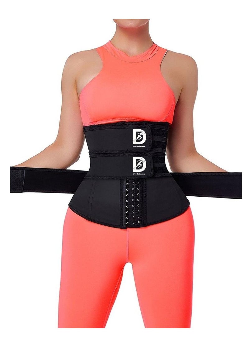 Dee trimmer Triple Strap Waist Cincher Trimmer Belt for Women | Slimming Sweat Wrap for Stomach & Back | Lumbar Support Tummy Wrap | Body Shaper for Enhanced Figure - Image 2