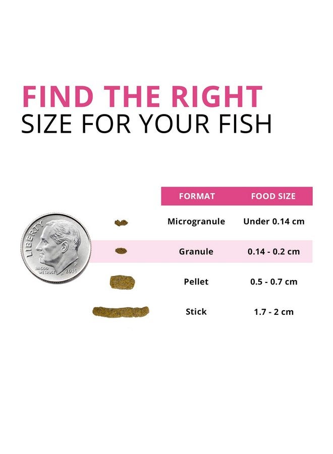 Fluval Bug Bites Color Enhancing Fish Food for Tropical Fish, Granules for Medium to Large Sized Fish, 4.4 oz. - Image 3