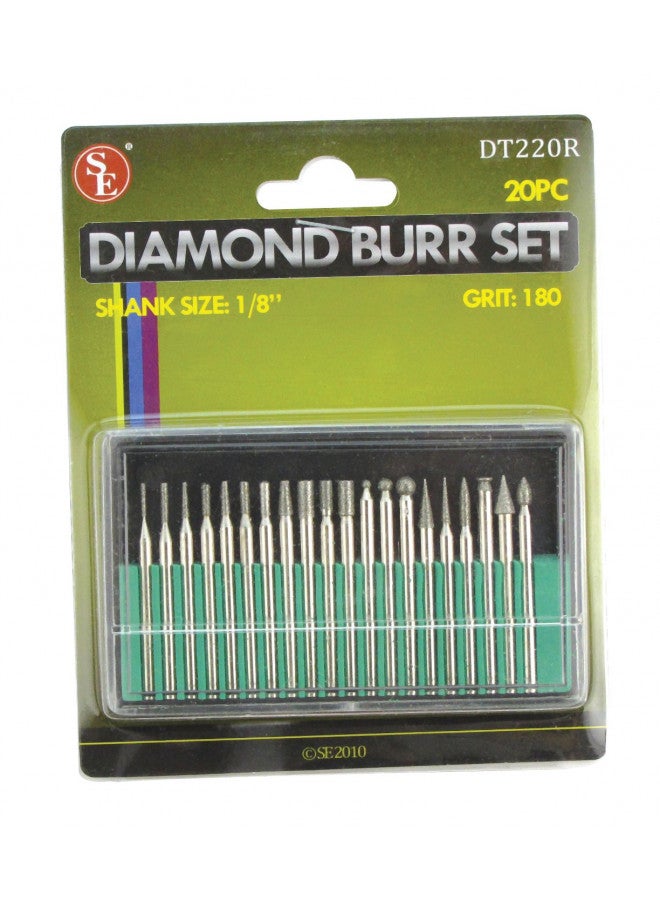 SE Diamond Burr Set (20 PC.) - DT220R - Image 3