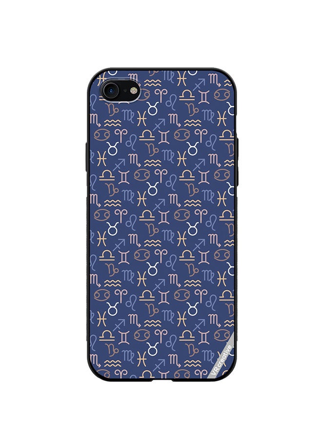 VR CREATIVE Protective Case Cover For Apple iPhone SE (2022) Pattern Zodiac Signs Design Multicolour - Image 1