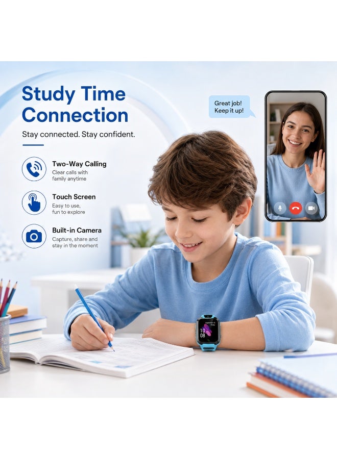 GroveMade Kids Smart Watch for Boys & Girls – Touchscreen Smartwatch with Camera, Games, Alarm, Music Player & More – Fun & Educational Gift for Children – Easy to Use - Image 4