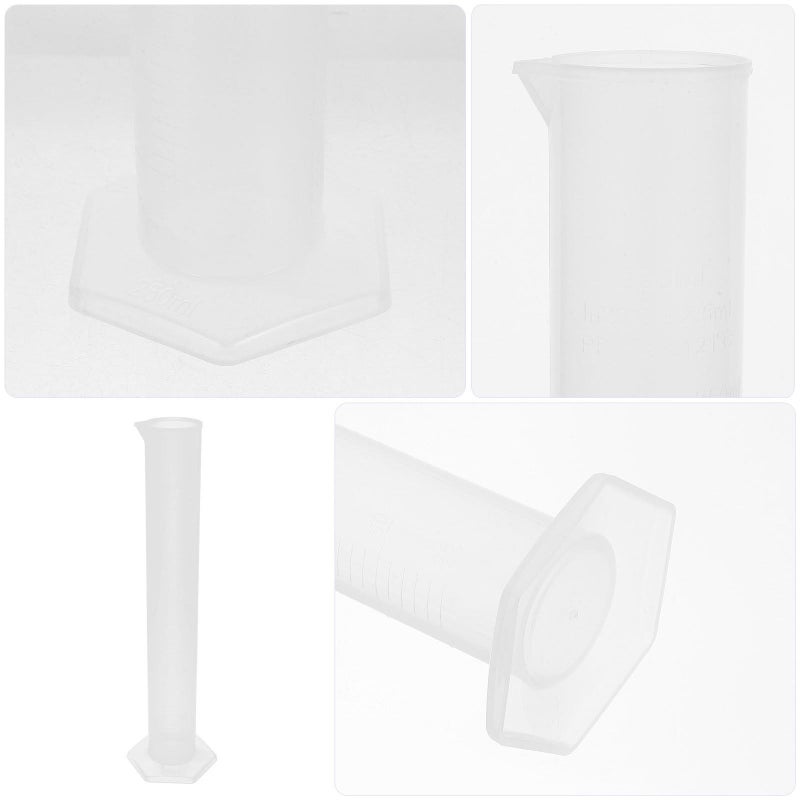 Plastic Rain Gauge 250ml with White Scale for Garden Lawn Patio - Image 3