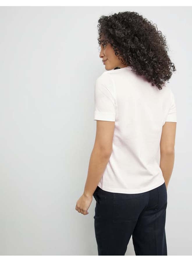 Sustainable T-shirt with printed lettering