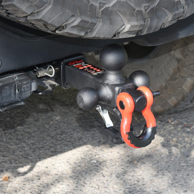 TOPTOW Trailer Hitch Tri-Ball Hitch Mount w/Matte Black Triple Hitch Balls 1-7/8-inch, 2-inch, 2-5/16-inch, Multi-fit for 2 inch Trailer Hitch Receiver - Image 5