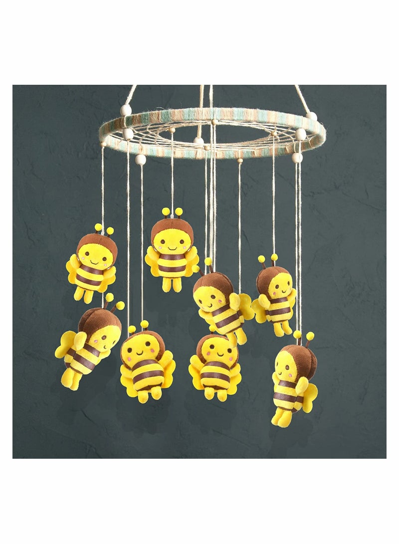 كابتن تيك 8 Cute 5 Inch Plush Bees for Kids Perfect for Birthday Decorations and Fun DIY Crafts - Image 2