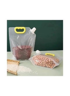 Generic أكياس تخزين طعام محكمة الغلق شفافة، 1 قطعة، سعة 2.5 لتر  - Image 3