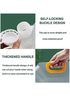 Generic أكياس تخزين طعام محكمة الغلق شفافة، 1 قطعة، سعة 2.5 لتر  - Image 2