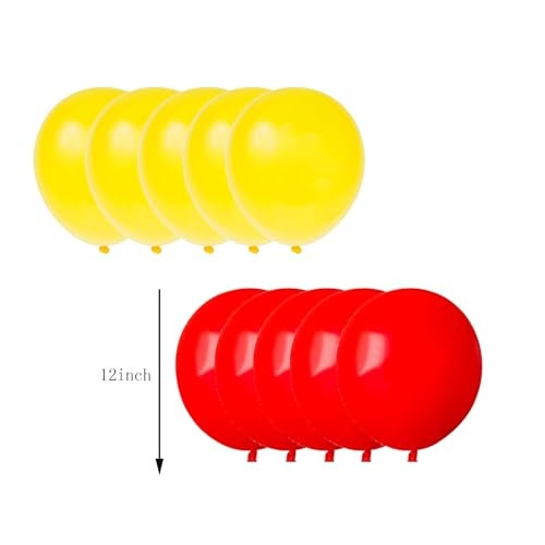 DYT 18PCS Pizza Foil Balloons Pizza Mylar Foil Balloon with 10PCS Latex Balloons for Pizzaria Themed Birthday Decorations Supplies - Image 5