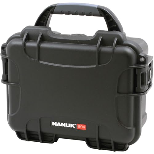 NANUK 904 Waterproof Hard Case with Foam Insert - Black - Image 1