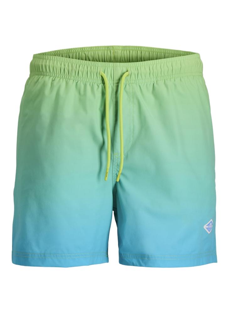 JACK & JONES Dip Dye Drawstring Swim Shorts - Image 1