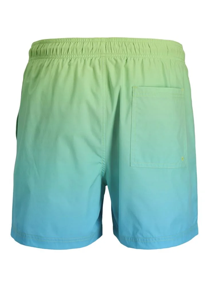 JACK & JONES Dip Dye Drawstring Swim Shorts