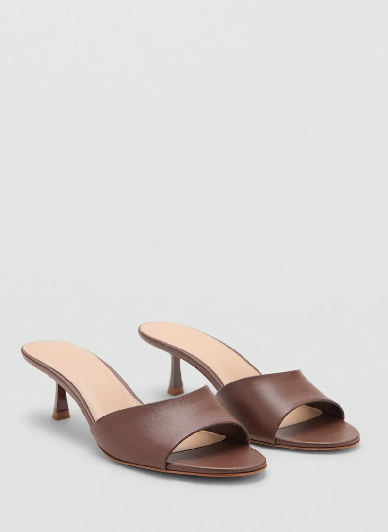 MANGO  Heel non-structured sandals for Women | Best Price UAE