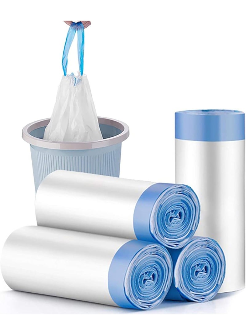 حقيبة القمامة المنزلية السحب سميكة كيس القمامة الأبيض إغلاق نقطة المطبخ السكن كيس بلاستيكي كبير، مطبخ، غرفة نوم، مكتب، حجم 45X50CM، 2 مجلدات 60pieces - Image 1