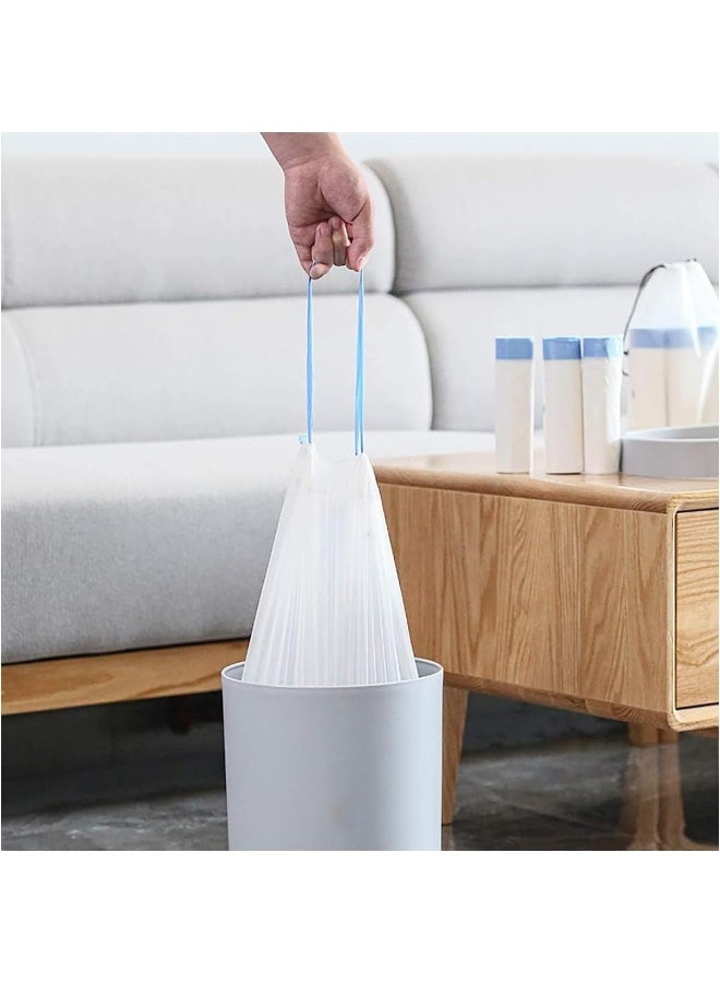 حقيبة القمامة المنزلية السحب سميكة كيس القمامة الأبيض إغلاق نقطة المطبخ السكن كيس بلاستيكي كبير، مطبخ، غرفة نوم، مكتب، حجم 45X50CM، 2 مجلدات 60pieces - Image 4