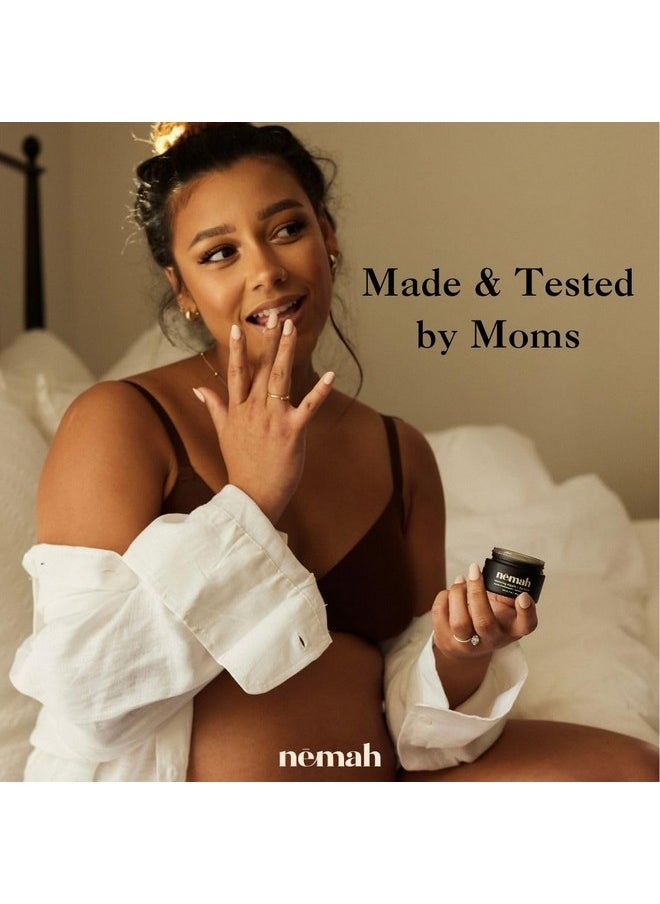 Nemah Nemah - Organic Nipple Balm, Nipple Cream Safe for Breastfeeding - 2-in-1 Nipple Butter & Lip Balm, Nursing Nipple Balm - Non-Greasy, Vegan, & Cruelty-Free - 1 oz.  - Image 3