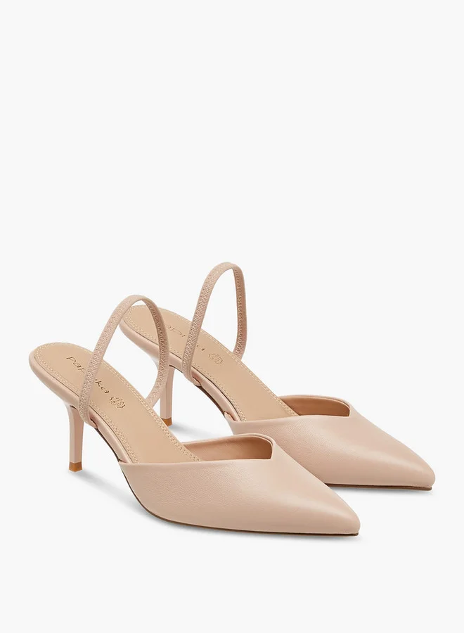 بابريكا Pointed Toe Slip-On Shoes with Stiletto Heels