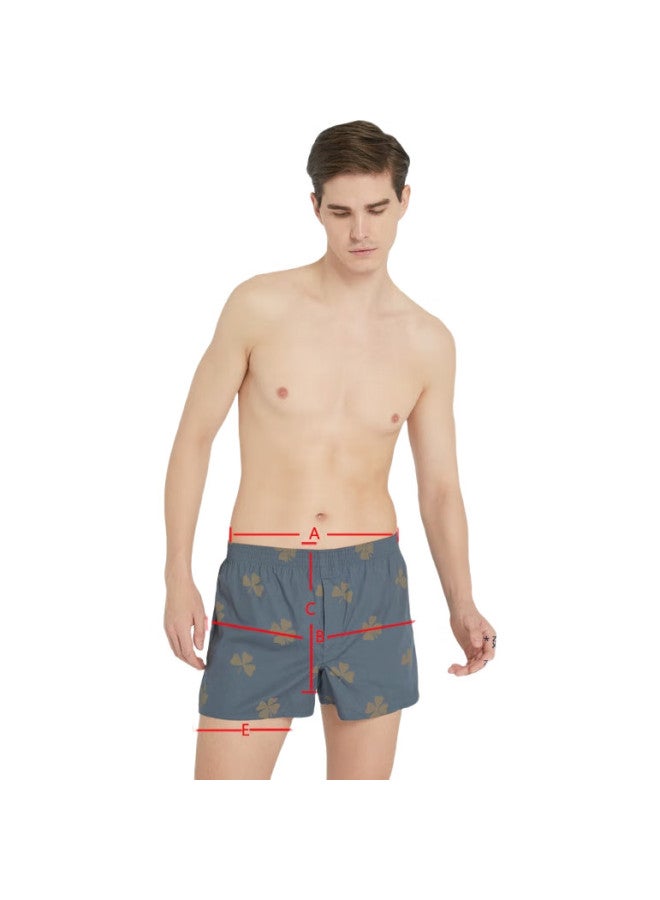 BXMAN Loose Men'S Underwear, Men'S Boxer Briefs, Pure Cotton Woven Aro Pants, Mid-Rise Pajama Pants, 4-Pack 289 Sets, 180Xl - Image 2