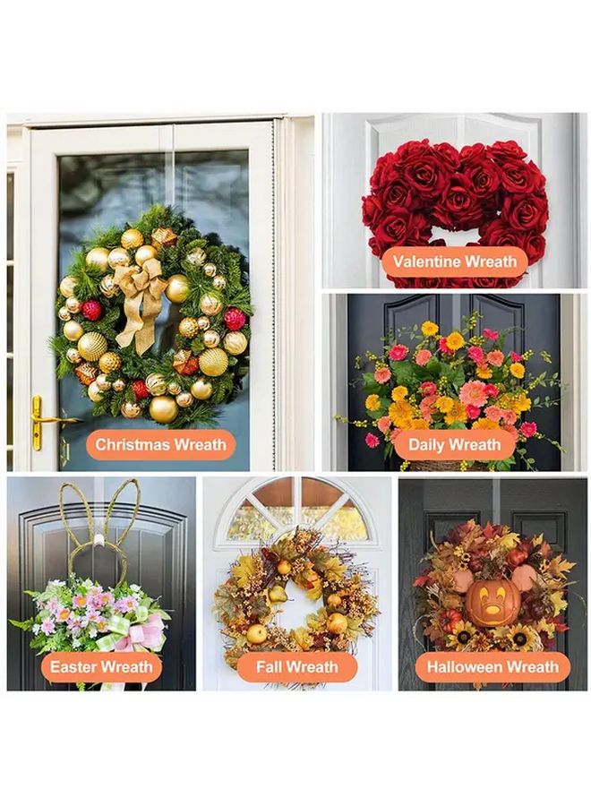 3 Pcs Transparent Door Hanging Hook Heavy Duty Non Slip Wreath Hanger Ultra Thin Indoor Outdoor Decor - Image 4