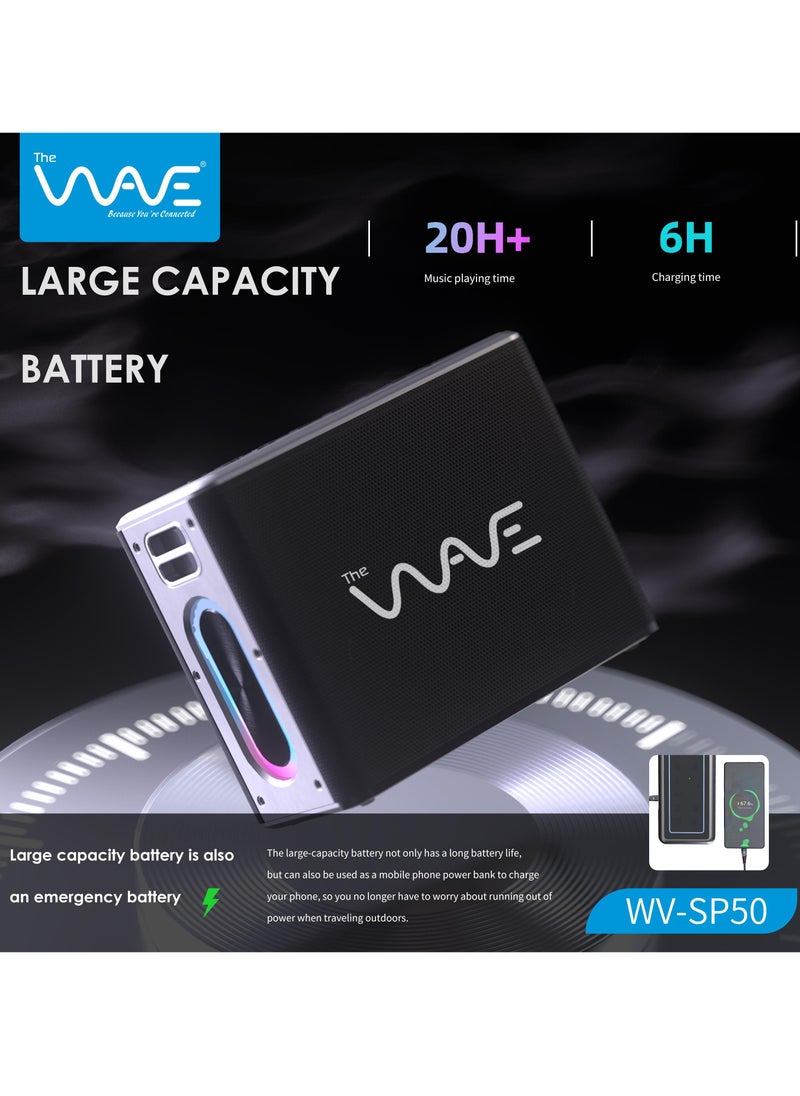 Wave - Bluetooth PartyBox RDX: Powerful 12,000 mAh Battery, RGB Lighting, External Charging & Dual Mics - Image 1