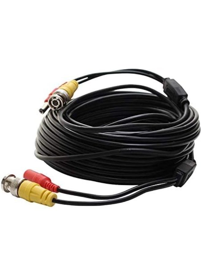 5 Meter Camera to DVR Cable – Black – High-Quality Wire Roll for CCTV Systems - Image 1
